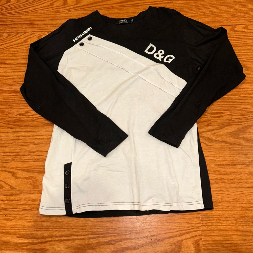 D&G Monochrome Long Sleeve Top